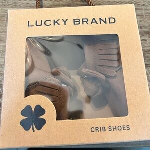 Lucky Brand brown moccasin size 2 baby girl